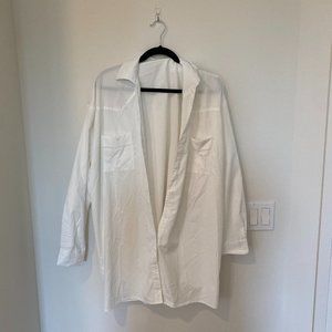 Oversized Shirt Dress